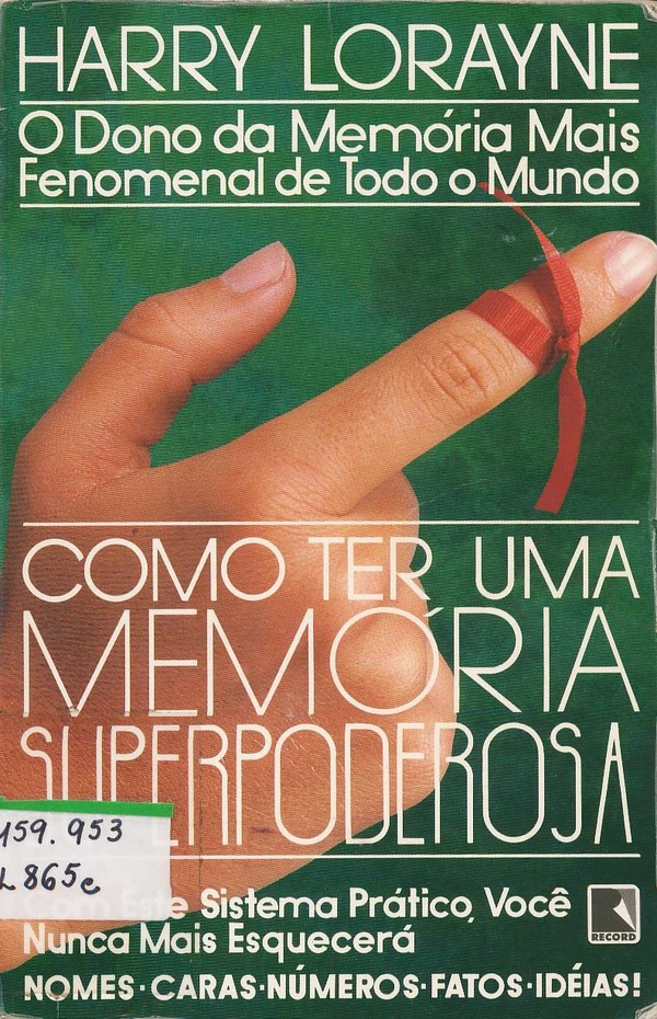 A Arte da Memória de Harry Lorayne