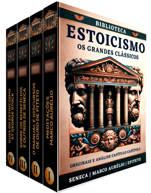 Biblioteca Estoicismo Grandes Clássicos: Diálogos com os Mestres: Sêneca, Epiteto e Marco Aurélio