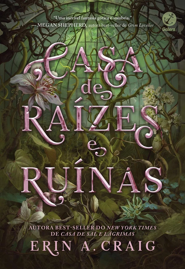 Casa de raízes e ruínas