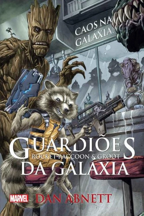 Guardiões da Galáxia - Rocket Raccoon e Groot