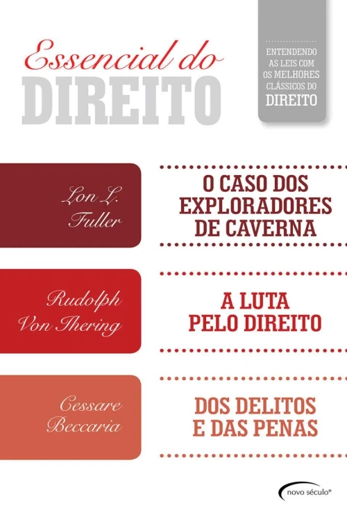 O Essencial do Direito: O caso dos exploradores de cavernas | A luta pelo direito | Dos delitos e das penas