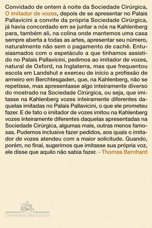 O imitador de vozes